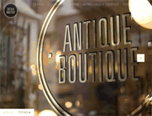 Tablet Screenshot of antiqueboutiquebcn.com